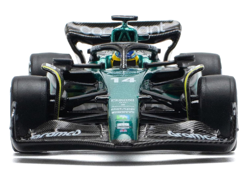 Aston Martin AMR23 #14 Fernando Alonso "Formula One F1 World Championship" (2023) 1/64 Diecast Model Car by Pop Race-3