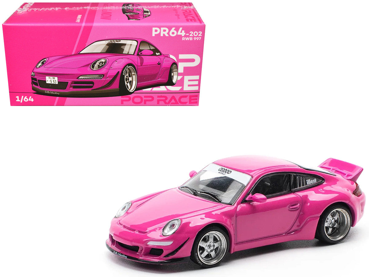 RWB 997 Pink 1/64 Diecast Model Car by Pop Race-3