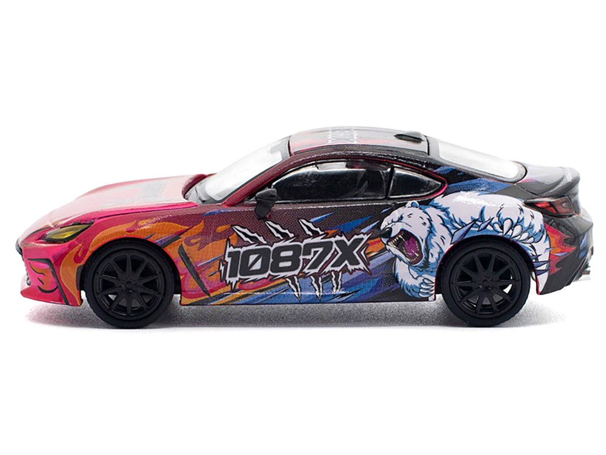 Toyota GR86 #823 1087X "Toyota GR86 Cup" (2025) 1/64 Diecast Model Car by Pop Race-2