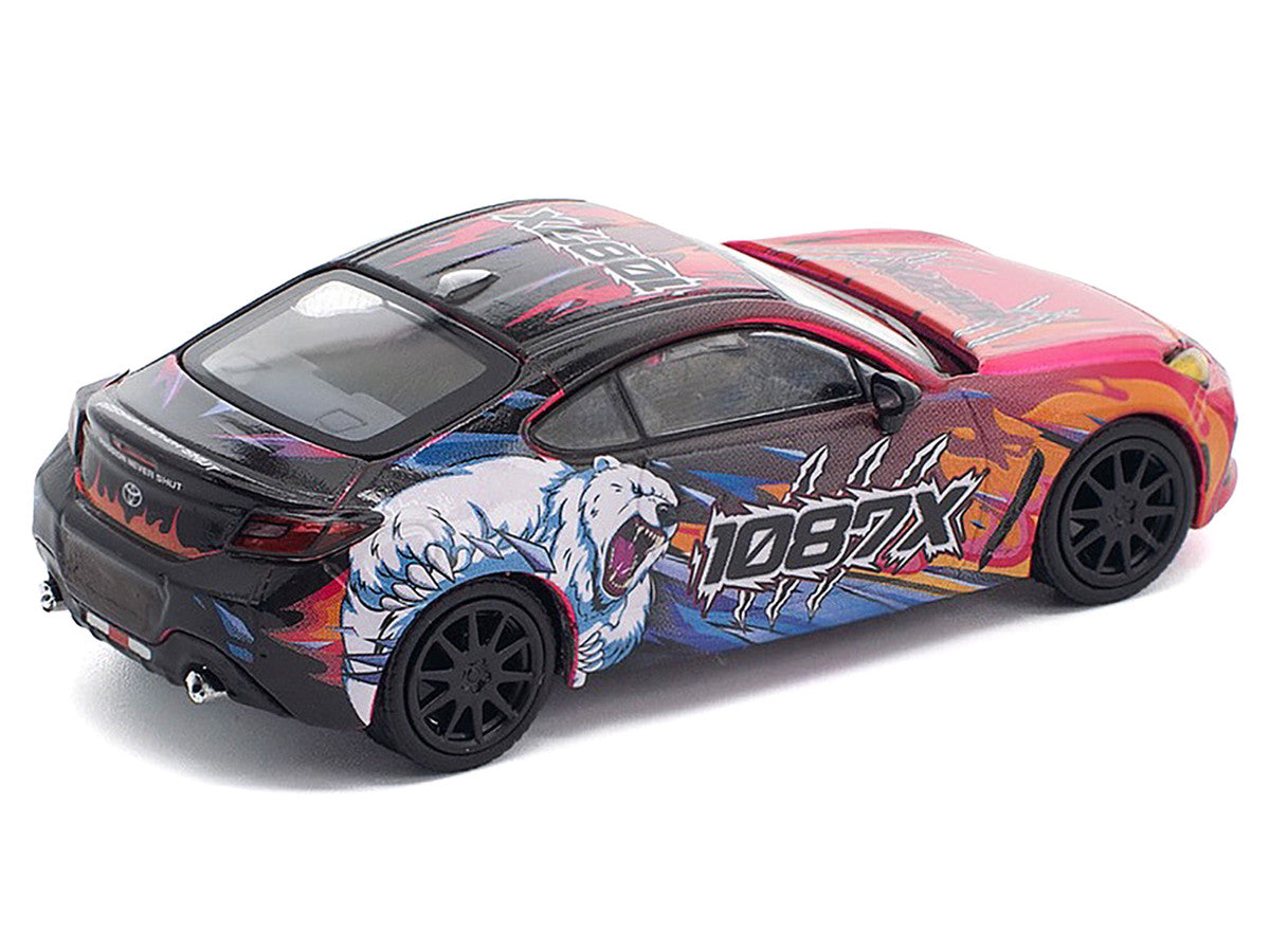 Toyota GR86 #823 1087X "Toyota GR86 Cup" (2025) 1/64 Diecast Model Car by Pop Race-3