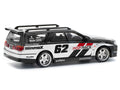 GT-R Stagea RHD (Right Hand Drive) #62 "Simon's Garage" Black with White Sides 1/64 Diecast Model Car by Pop Race-0