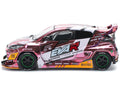 Toyota Goodride GR Yaris RHD (Right Hand Drive) "EVA RT Production Model-08" Pink Metallic with Graphics 1/64 Diecast Model Car by Pop Race-0