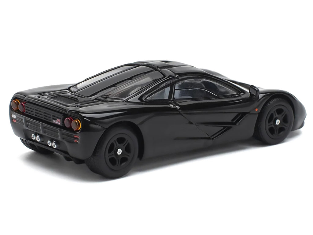McLaren F1 Jet Black 1/64 Diecast Model Car by Pop Race-3