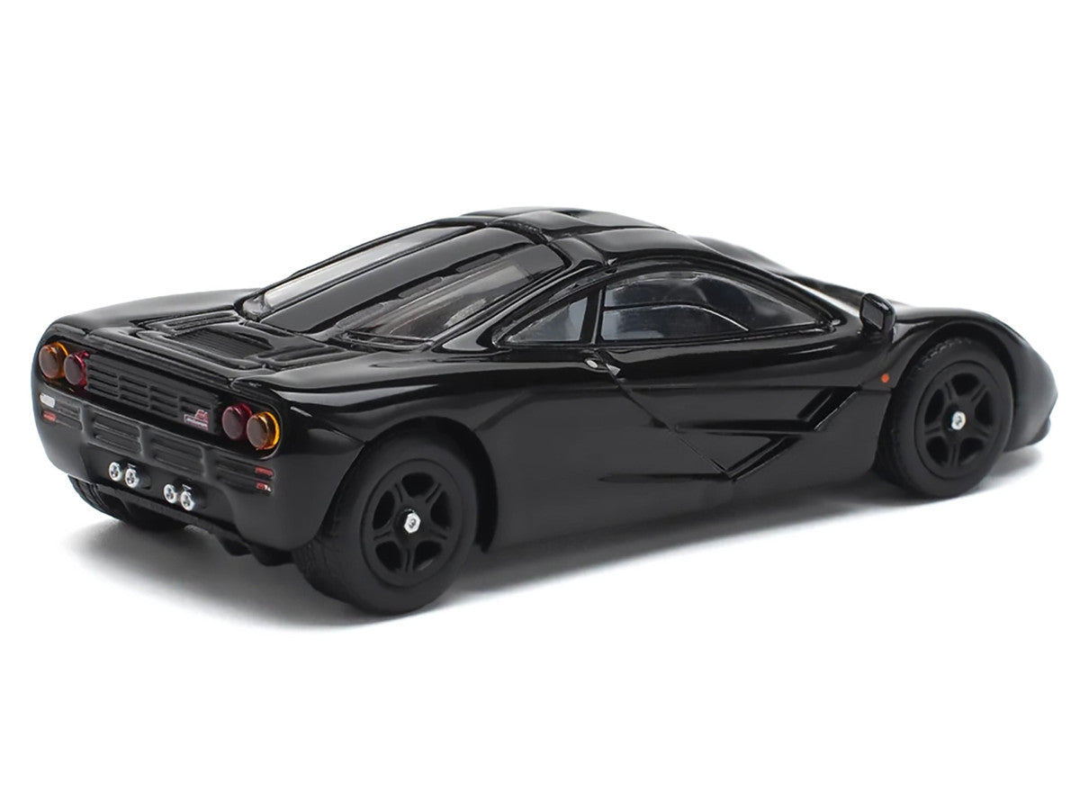 McLaren F1 Jet Black 1/64 Diecast Model Car by Pop Race-3