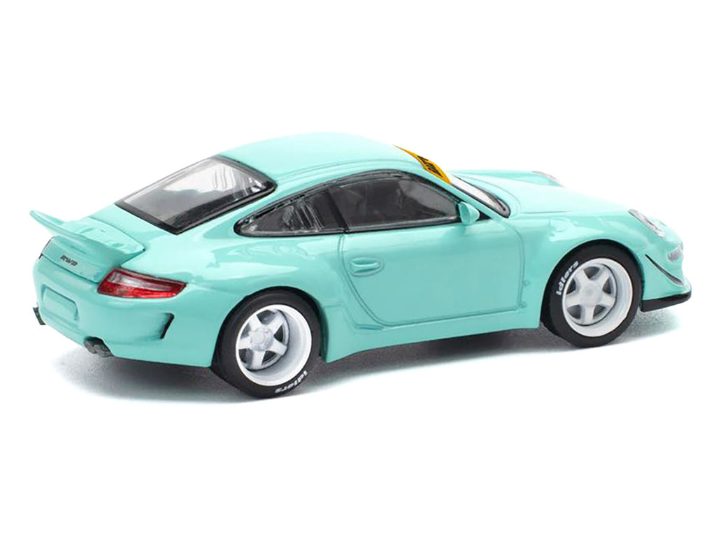 997 RWB Light Blue 1/64 Diecast Model Car by Pop Race-2