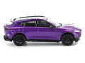 Aston Martin DBX 707 Storm Purple Metallic with Black Top 1/64 Diecast Model Car by Pop Race-0