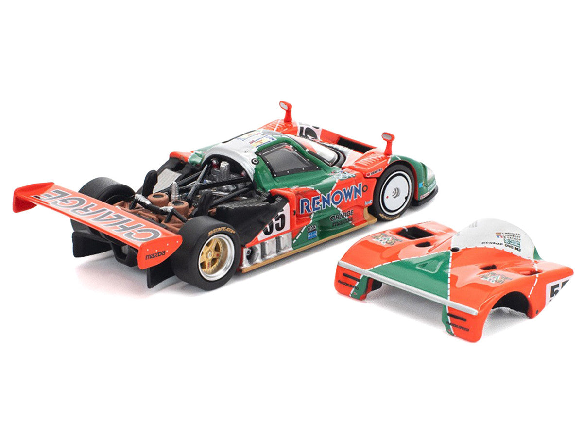 Mazda 787B #55 Johnny Herbert - Volker Weidler - Bertrand Gachot "Mazdaspeed" Winner "24 Hours of Le Mans" (1991) 1/64 Diecast Model Car by Pop Race-1