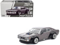 Datsun Laurel C130 RHD (Right Hand Drive) Gray Metallic 1/64 Diecast Model Car by Pop Race-0