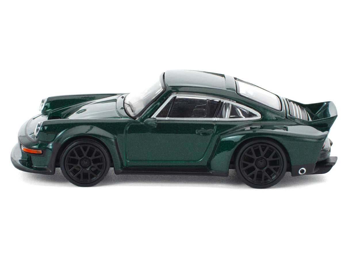 Singer DLS Turbo Green Metallic 1/64 Diecast Model Car by Pop Race-2