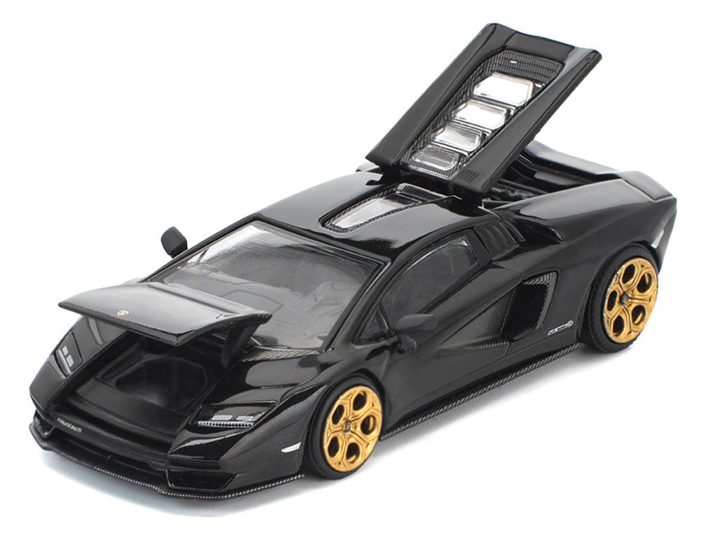 Lamborghini Countach LPI 800-4 Deep Black 1/64 Diecast Model Car by Pop Race-3