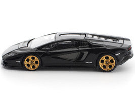 Lamborghini Countach LPI 800-4 Deep Black 1/64 Diecast Model Car by Pop Race-0
