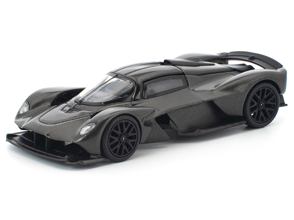 Aston Martin Valkyrie Carbon Fiber 1/64 Diecast Model Car by Pop Race-1