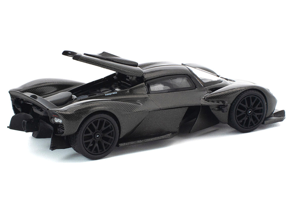 Aston Martin Valkyrie Carbon Fiber 1/64 Diecast Model Car by Pop Race-2