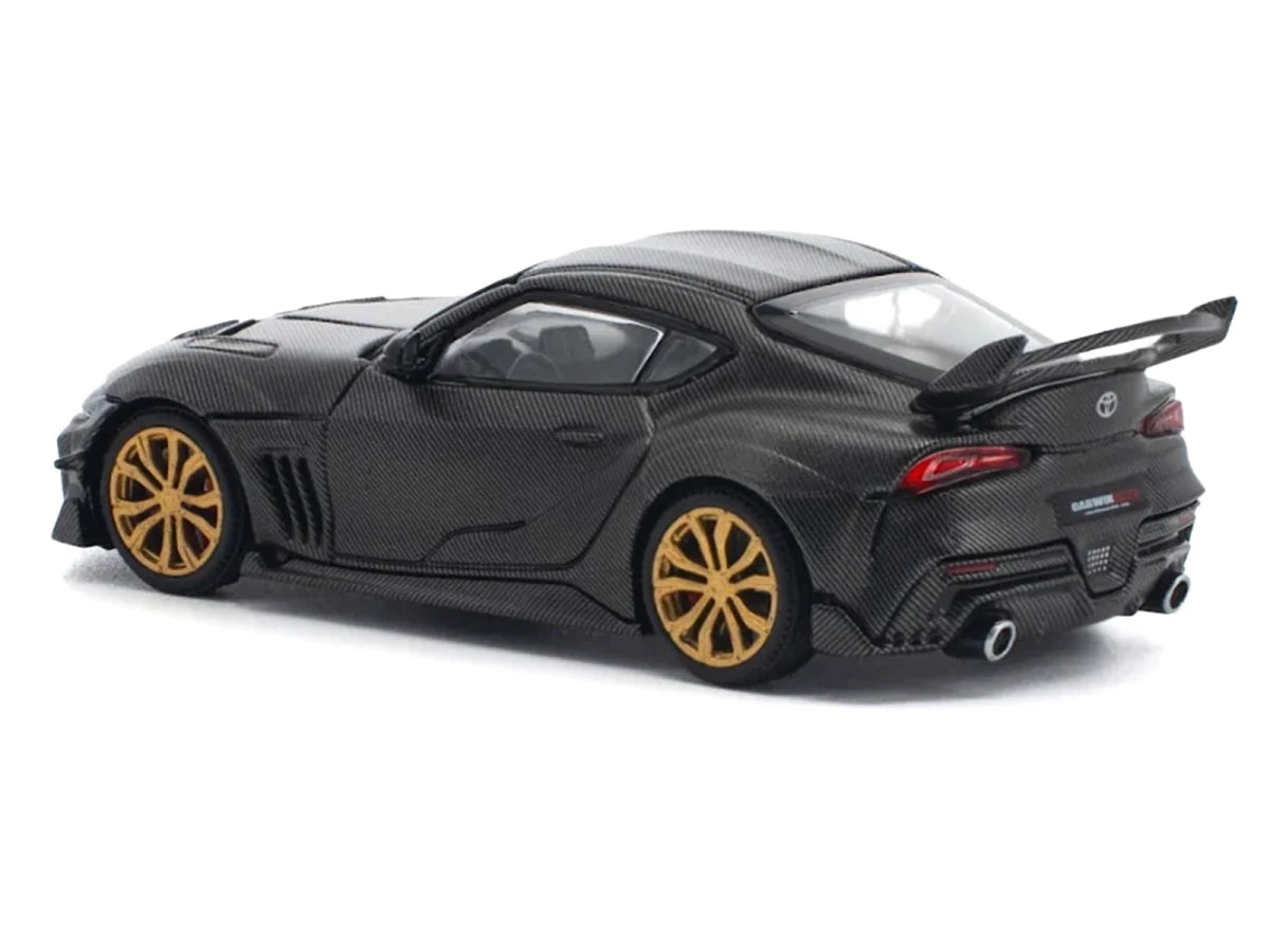 Toyota DarwinPro 66G WBK Supra A90 Full Carbon 1/64 Diecast Model Car by Pop Race-0