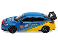 Honda Civic Type R FL5 "Spoon Sports" Blue and Yellow "Tokyo Auto Salon - Hong Kong 2025" 1/64 Diecast Model Car by Pop Race-0