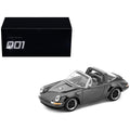 Singer Targa Dark Chrome "The Dark Chrome Series" 1/64 Diecast Model Car by Pop Race-0