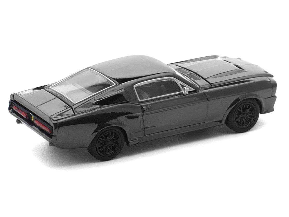 Shelby Mustang GT500 Dark Chrome "The Dark Chrome Series" 1/64 Die Cast Model Car by Pop Race-2