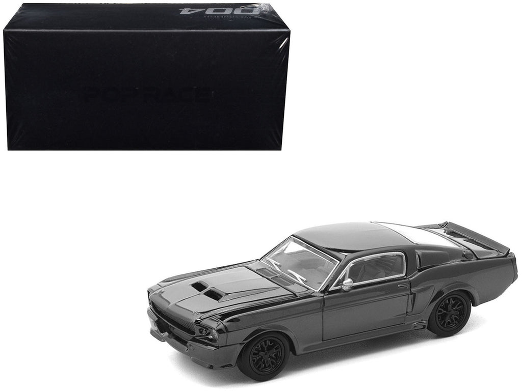 GTR R32 RHD (Right Hand Drive) Dark Chrome "The Dark Chrome Series" 1/64 Die Cast Model Car by Pop Race-4