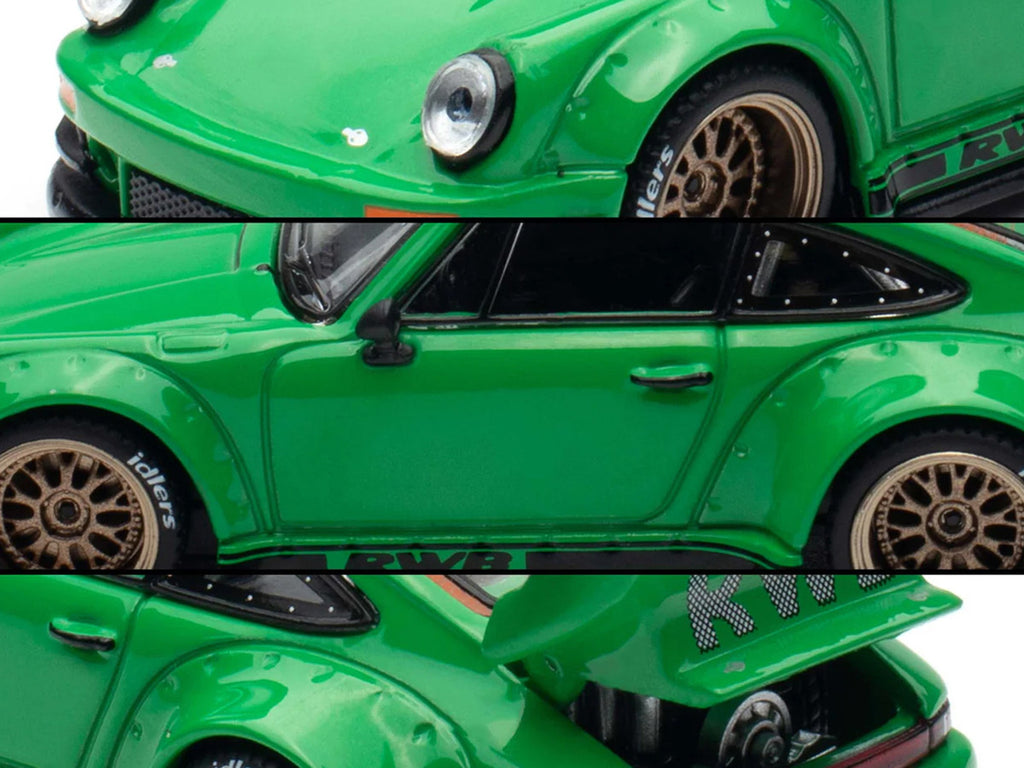 RWB 930 Green "Hobby Expo China 2026" 1/64 Diecast Model Car by Pop Race-2
