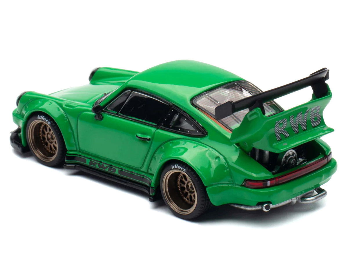 RWB 930 Green "Hobby Expo China 2026" 1/64 Diecast Model Car by Pop Race-1