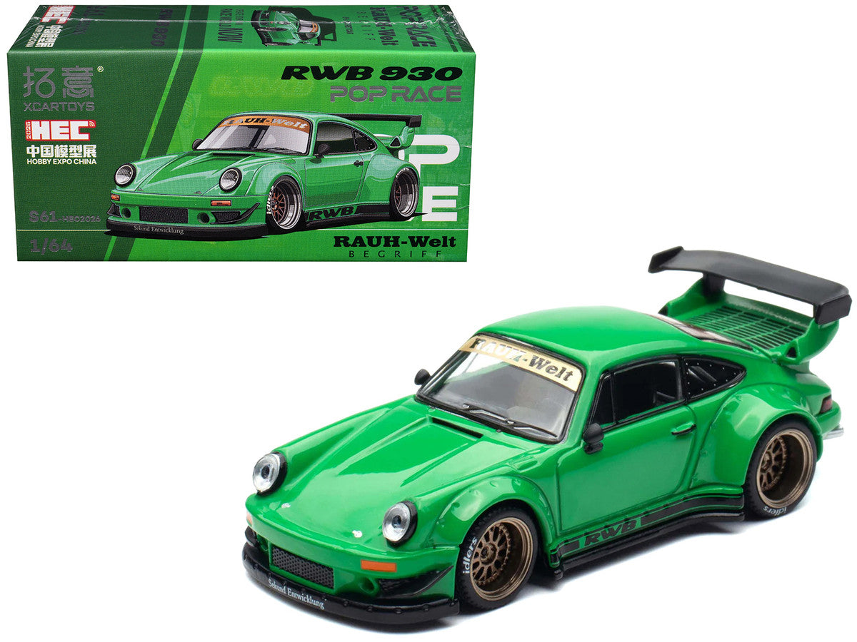 RWB 930 Green "Hobby Expo China 2026" 1/64 Diecast Model Car by Pop Race-4