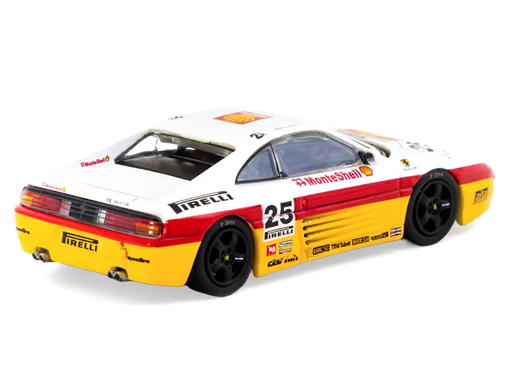 Ferrari 348 Challenge #25 Oscar Larrauri "Italian GT Championship" (1994) "Hobby64" Series 1/64 Diecast Model by Tarmac Works-2