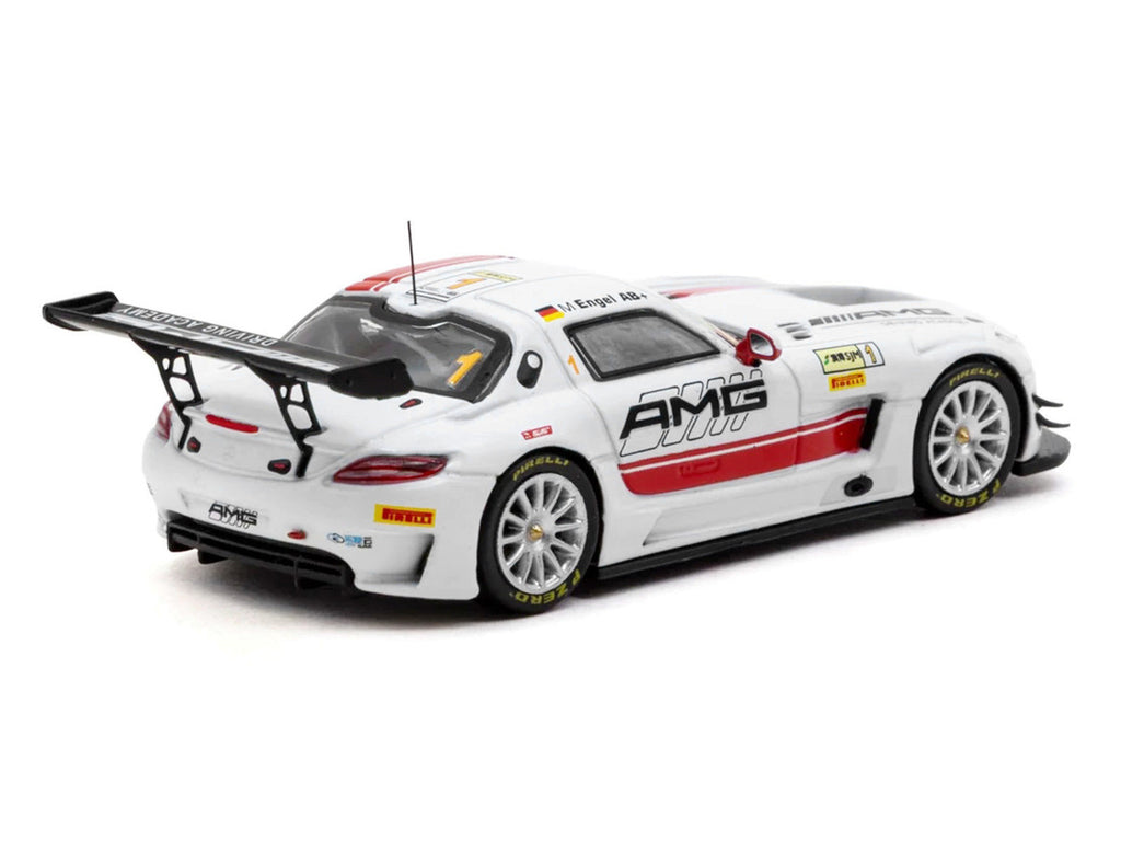 Tarmac Works 1:64 Mercedes-Benz SLS AMG GT3 #1, Macau 2015 — product image 3