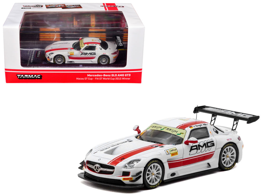 Tarmac Works 1:64 Mercedes-Benz SLS AMG GT3 #1, Macau 2015 — product image 1
