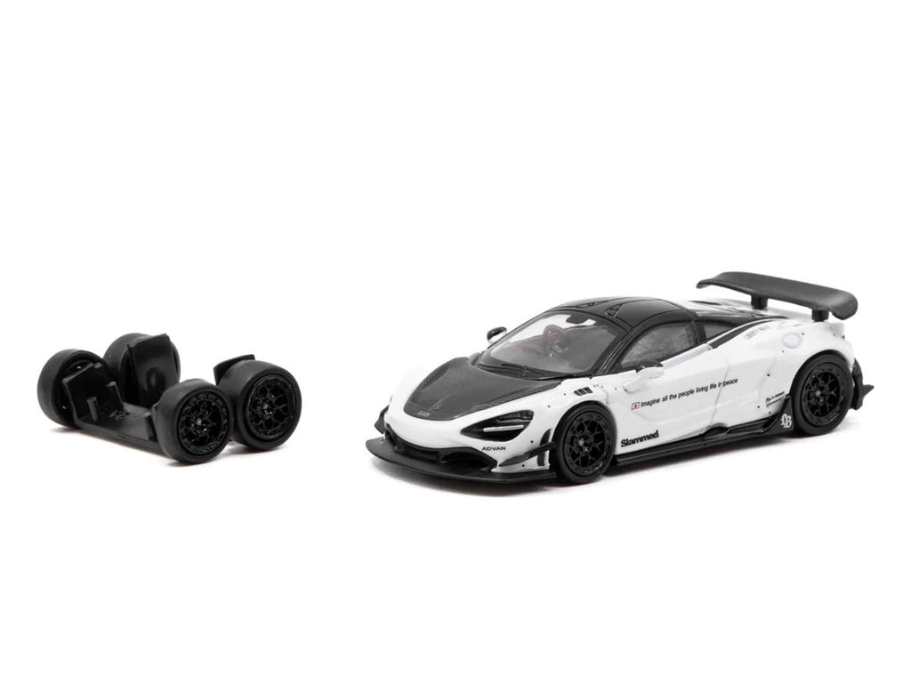 Tarmac Works 1:64 LB-Works 720S White + Extra Wheels — product image 2