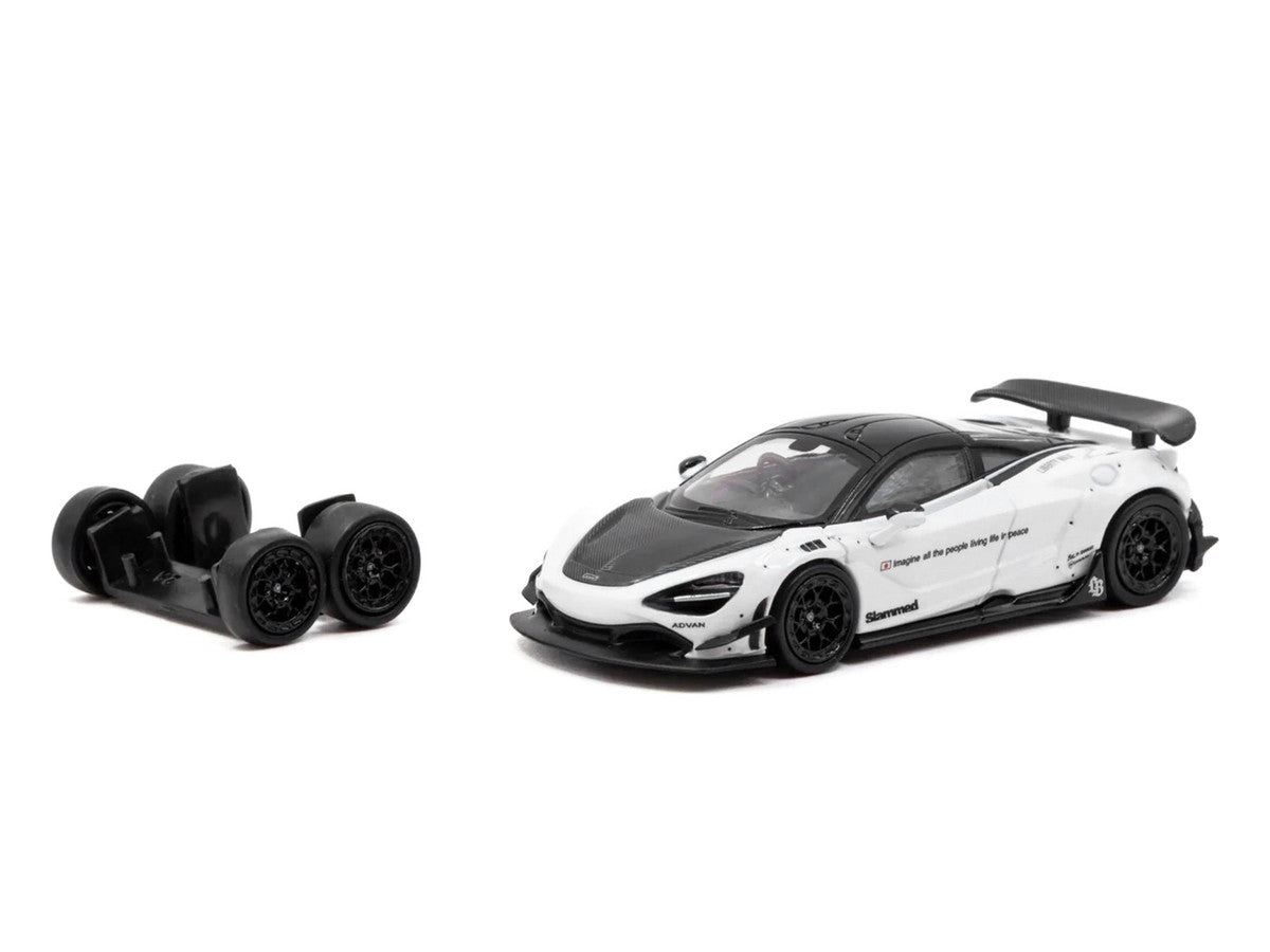 Tarmac Works 1:64 LB-Works 720S White + Extra Wheels — product image 2