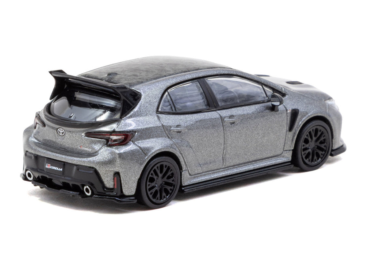 Tarmac Works 1:64 Toyota GR Corolla Gray + Oil Can Packaging — product image 3