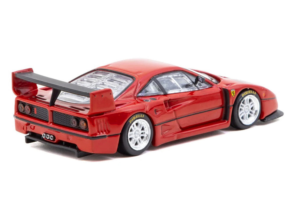 Ferrari F40 GTE Red "Road64" Series 1/64 Diecast Model Car by Tarmac Works-2