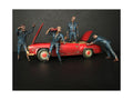 Zombie Mechanics 4 Piece Figurine Set "Got Zombies??" for 1/24 Scale Models by American Diorama-0