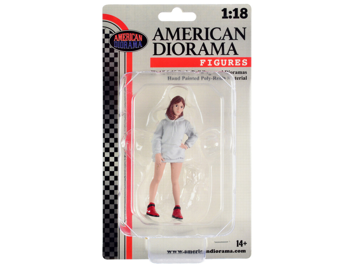 "Hip Hop Girls" Figure 2 for 1/18 Scale Models by American Diorama-2