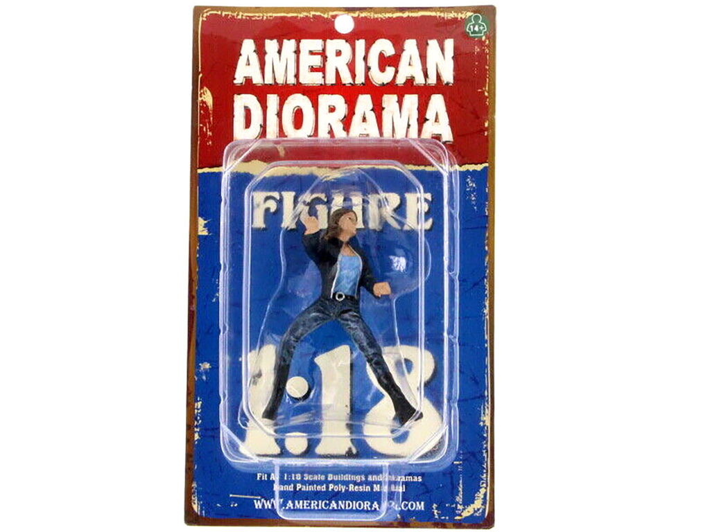 Biker Angel Figure for 1/18 Scale Models by American Diorama-2