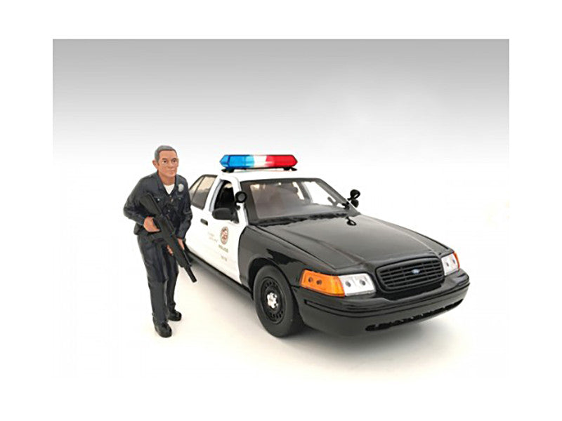Police Officer II Figure For 1:18 Scale Models by American Diorama-1