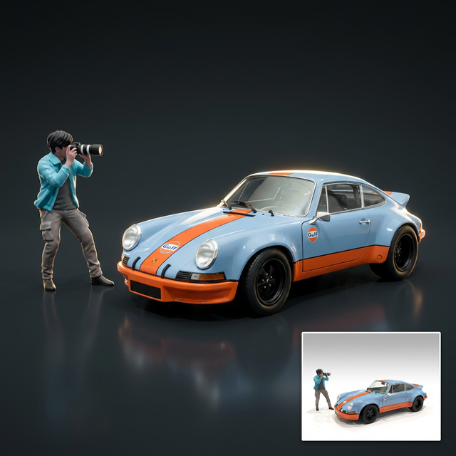 American Diorama 1:18 Photographers Figure #1