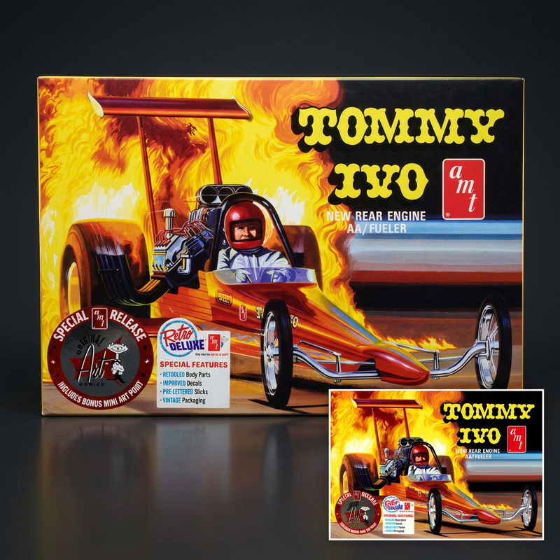AMT 1:25 Tommy Ivo Rear Engine Dragster Model Kit