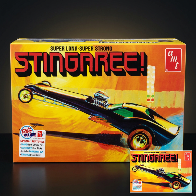 AMT 1:25 Stingaree Custom Dragster Model Kit