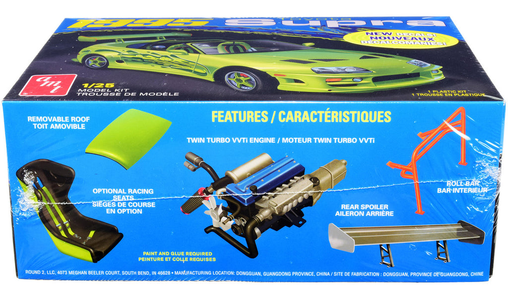 Skill 2 Model Kit 1995 Toyota Supra Convertible 1/25 Scale Model by AMT-1