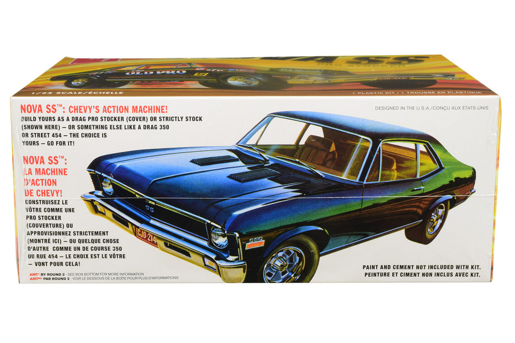 Skill 2 Model Kit 1972 Chevrolet Nova SS "Pro Stocker" 1/25 Scale Model by AMT-2