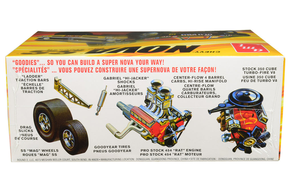 Skill 2 Model Kit 1972 Chevrolet Nova SS "Pro Stocker" 1/25 Scale Model by AMT-1