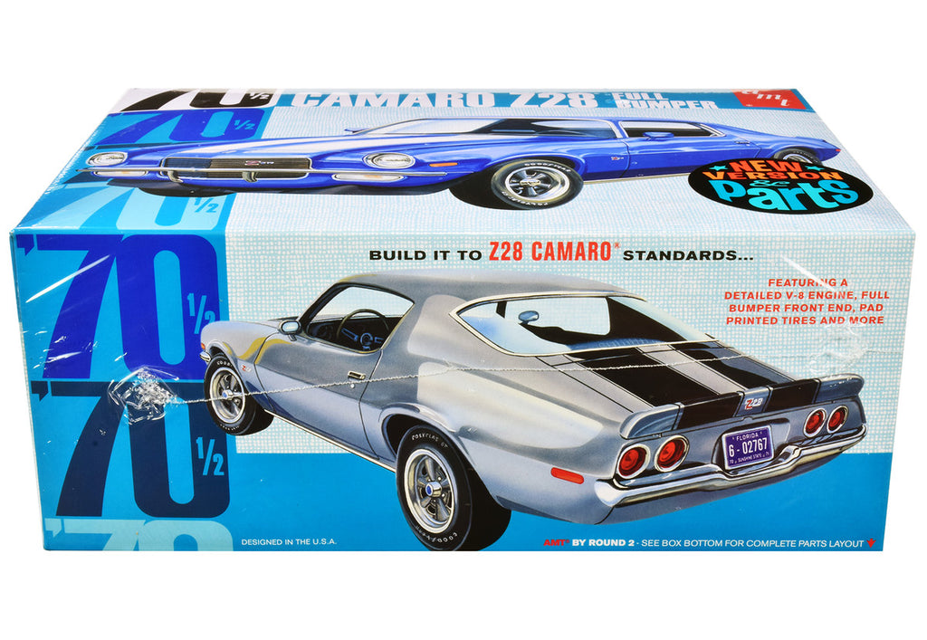 Skill 2 Model Kit 1970 1/2 Chevrolet Camaro Z28 "Full Bumper" 1/25 Scale Model by AMT-1