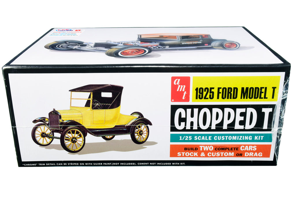 Skill 2 Model Kit 1925 Ford Model T "Chopped" Set of 2 pieces 1/25 Scale Model by AMT-2