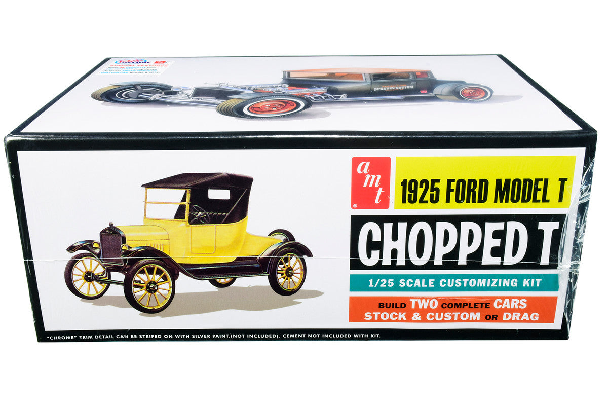 Skill 2 Model Kit 1925 Ford Model T "Chopped" Set of 2 pieces 1/25 Scale Model by AMT-2