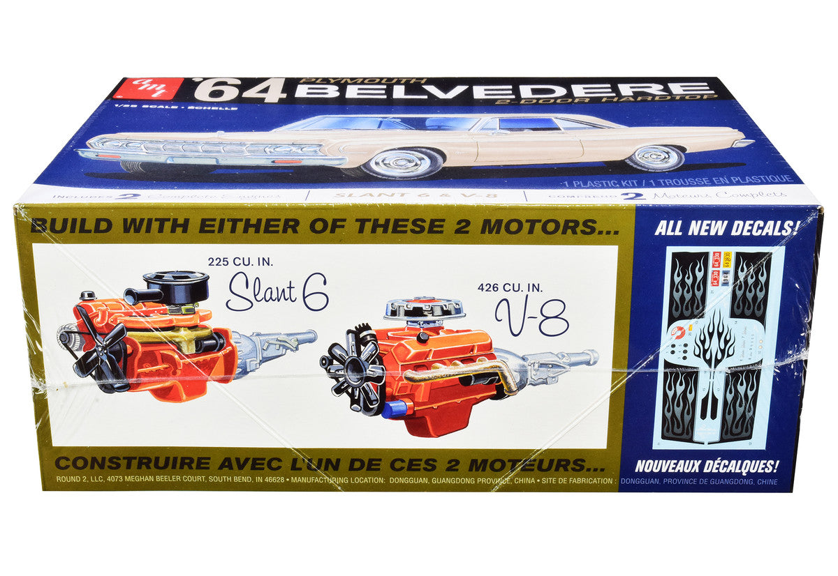 Skill 2 Model Kit 1964 Plymouth Belvedere Coupe Hardtop 1/25 Scale Model by AMT-1