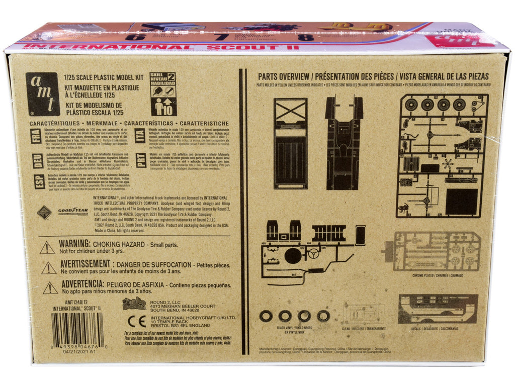 Skill 2 Model Kit IH International Harvester Scout II 1/25 Scale Model by AMT-3