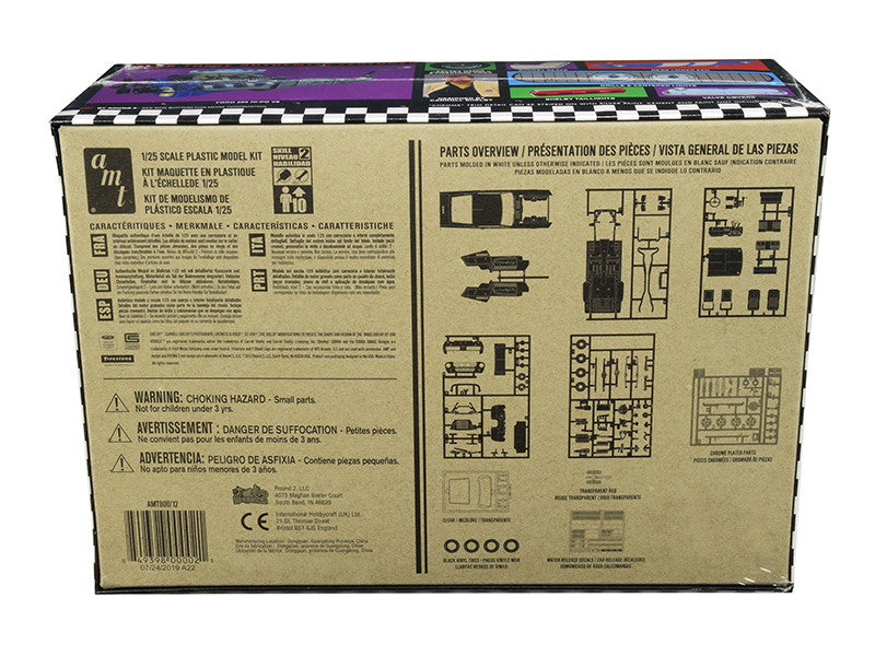 Skill 2 Model Kit 1967 Ford Mustang Shelby GT350 White 1/25 Scale Model by AMT-3