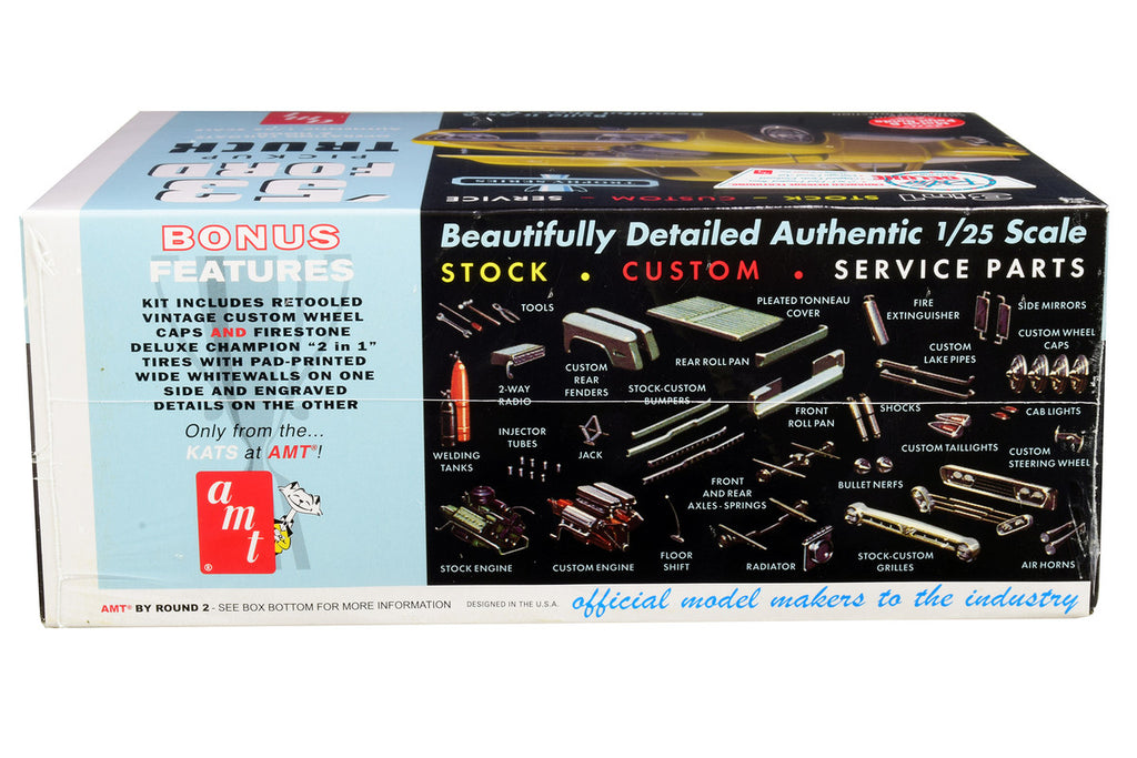Skill 2 Model Kit 1953 Ford Pickup Truck "Trophy Series" 3 in 1 Kit 1/25 Scale Model by AMT-1
