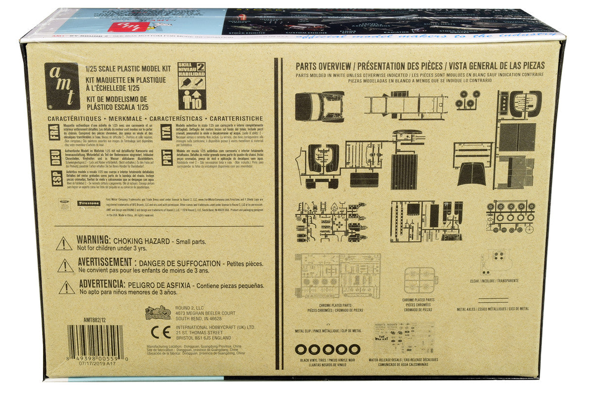 Skill 2 Model Kit 1953 Ford Pickup Truck "Trophy Series" 3 in 1 Kit 1/25 Scale Model by AMT-3